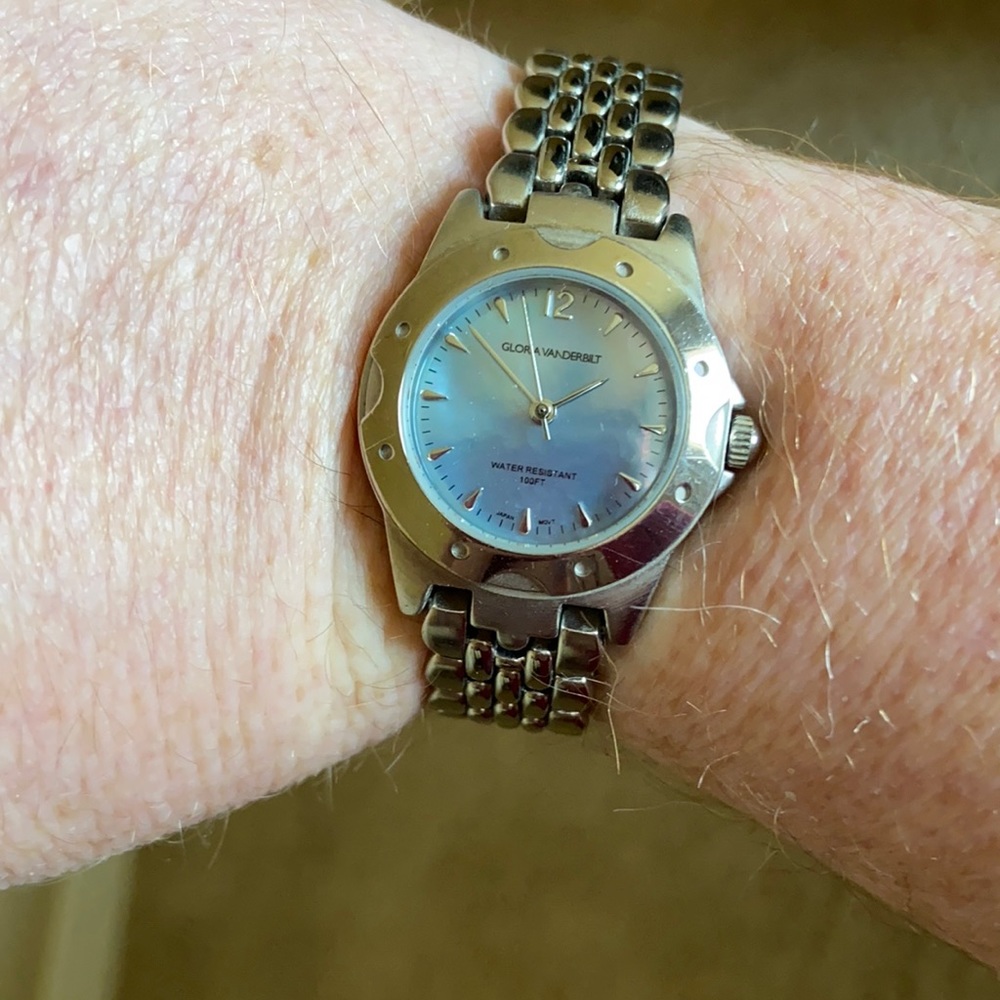 Gloria Vanderbilt Stainless watch
